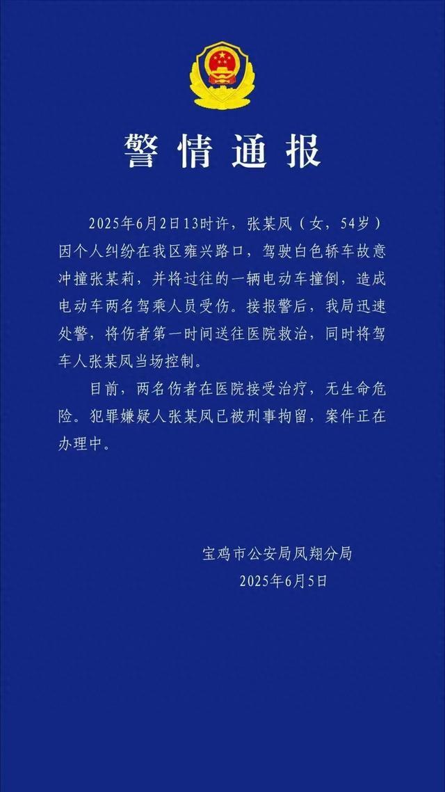 宝鸡市凤翔区一社区书记被刑拘并免职瓦力棋牌游戏故意驾车伤人涉嫌犯罪