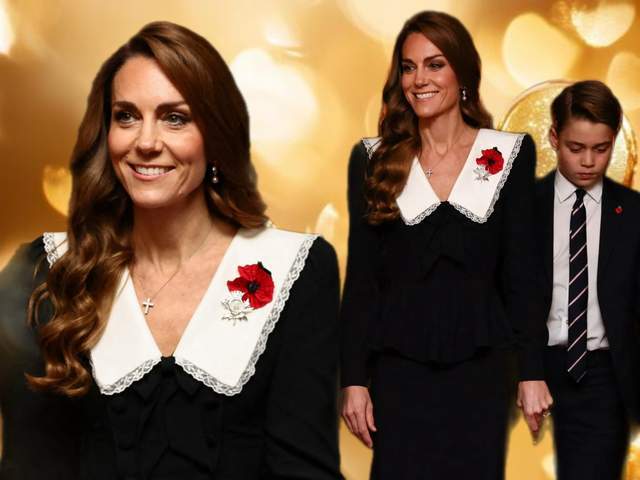 娃领大衣清新脱俗乔治王子当护花使者瓦力棋牌游戏凯特王妃走少女路线娃(图9)